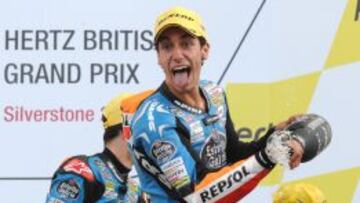 Rins se mostró muy contento de ganar después del error de Brno.