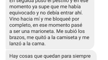 Cristina Fallarás revela un nuevo testimonio anónimo: “Puso el pestillo y supe que me había equivocado”