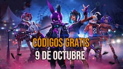 Free Fire | Códigos de hoy jueves 9 de octubre de 2025: recompensas gratis