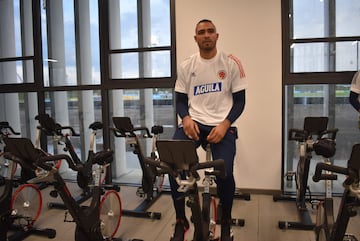 Álvaro Montero, Camilo Vargas y Aldair Quintana estuvieron haciendo trabajo físico y de reacción en el hotel donde están concentrando y esperando desde este martes comenzar los entrenamientos con el resto del grupo y Éder Chaux, último arquero convocado ante la baja de David Ospina.