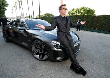 Robert Downey Jr. (Iron Man) posando en la premiere mundial Avengers: Endgame en Los Ángeles, California.