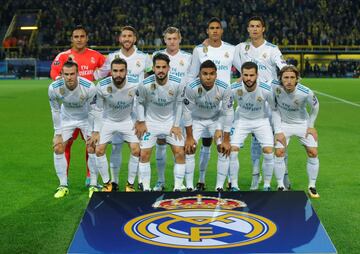 Equipo del Real Madrid.