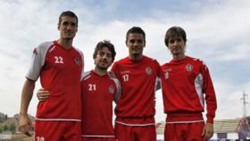 <b>EX MANCHEGOS. </b>Los cuatro jugadores militaron en algún momento en el Albacete.