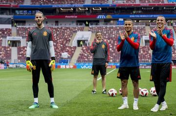 De Gea, Thiago y Rodrigo Moreno.