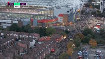 La imagen histórica de la debacle del United ante el Liverpool