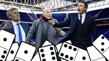 Efecto dominó en los banquillos de LaLiga Santander.