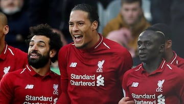 Salah, Van Dijk y Man&eacute;, candidatos a mejor jugador del a&ntilde;o en la Premier League.