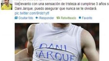 El mundo del fútbol homenajea a Dani Jarque tres años después