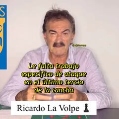 La Volpe analizó a Tigres: “Falta trabajo en ataque”