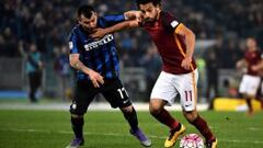 Inter y Medel no pueden reducir distancia con la Roma