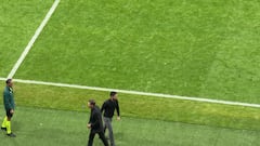El gesto de Simeone a Arteta en el saludo final que lo dice todo: muy pocas veces se le ha visto así