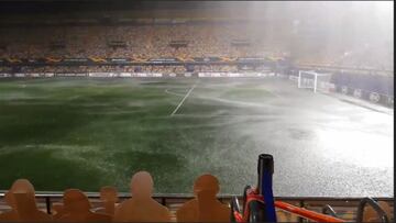 Tremenda lluvia aplaza partido del Villarreal en Europa League