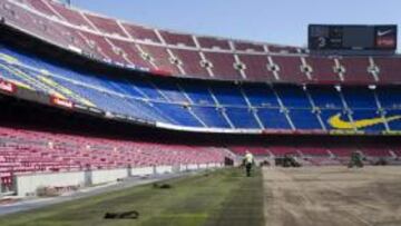 El Barça cambiará su césped.