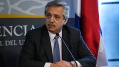 Alberto Fernández y su conversación más futbolera