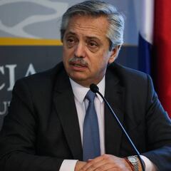 Alberto Fernández y su conversación más futbolera