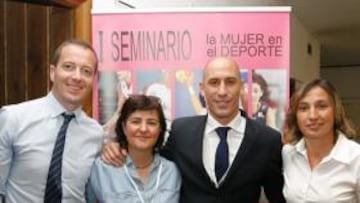 <b>HERMANADOS. </b>Jesús Díaz, Fe Robles, Luis Rubiales e Isabel Guerrero.