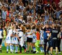 Homenaje para las campeonas en Anoeta antes del Madrid