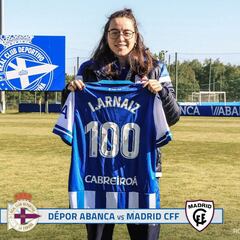 El Deportivo suma su tercera 'centenaria': Iris Arnaiz