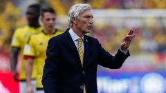 Jos&eacute; P&eacute;kerman en un partido de la Selecci&oacute;n Colombia