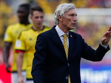 Jos&eacute; P&eacute;kerman en un partido de la Selecci&oacute;n Colombia