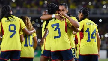 Selección Colombia Femenina en amistoso ante Paraguay