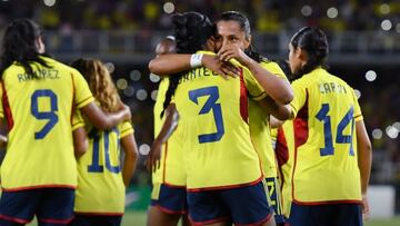 Selección Colombia Femenina en amistoso ante Paraguay