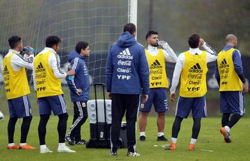 Buenos Aires 17 Mayo 2018, Argentina
Preparativos de la seleccion Argentina en el Predio de la AFA en Ezeiza, donde estÃ¡n 

Foto Ortiz Gustavo
