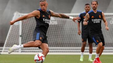 Mariano, en un entrenamiento de esta pretemporada.