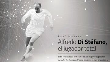 Alfredo Di Stéfano,
los números del as de ases