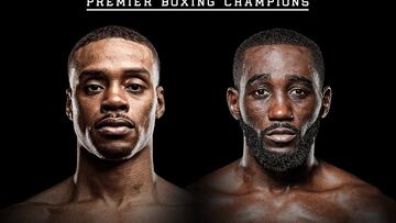 Cartel de la unificaci¨®n del peso welter entre Errol Spence Jr. y Terence Crawford.