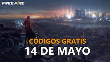codigos gratis free fire 14 mayo