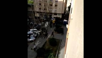 Los incidentes entre ultras del Cádiz y el Málaga: dos detenidos