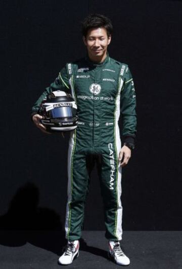 Kamui Kobayashi del equipo Caterham.