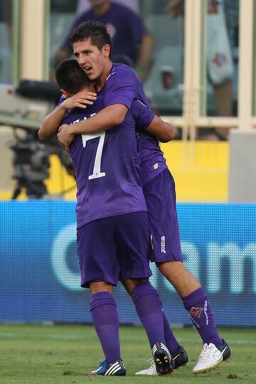 En su mejor momento, el montenegrino brilló con el porteño cuando coincidieron en la Fiorentina. En Florencia los recuerdan con mucho cariño. 