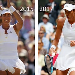 El cambio físico de Garbiñe: más músculo y fuerza en las piernas