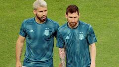 Messi, Agüero y Armani, los más ovacionados en la previa