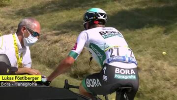 P?stlberger abandona por una picadura de abeja en la boca