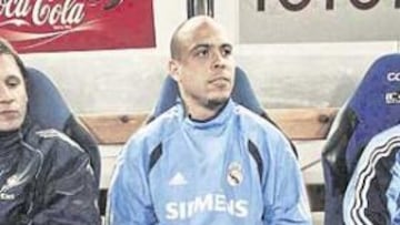 Ronaldo en el banquillo