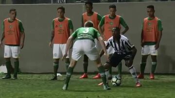 Robinho la lía en Brasil: insultos, humillación y vaciles al rival