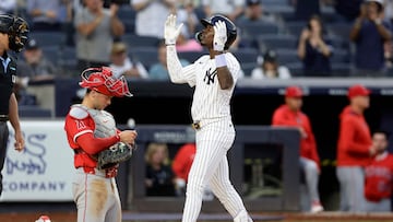 Los Bombarderos del Bronx hilaban 30 entradas, o poco más de tres juegos, sin anotar hasta que el bahameño pegó un home run solitario.