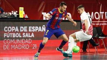 Resumen y resultados del Barcelona - ElPozo Murcia: Copa de España de fútbol sala