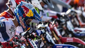 Jorge Prado, dispuesto a tomar una salida en el MXGP de Suiza.