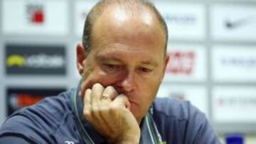 Mel, en sala de prensa.