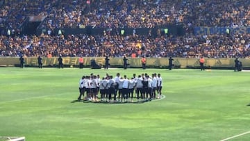 Entrenamiento de Tigres en el Estadio Universitario.