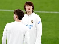 Joan Martínez y Cestero, en la previa del Benfica-Real Madrid de Champions.