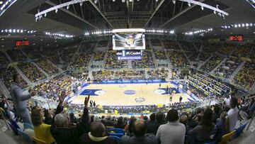 El Gran Canaria Arena.