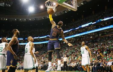 Cavs with rampant Lebron crush Celtics to reach NBA Finals