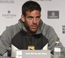 Del Potro: "Nadal está por encima del resto en tierra"