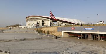 The Wanda Metropolitano is still being worked on...