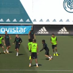 El Madrid trabaja con Cristiano a la cabeza de cara al Clásico